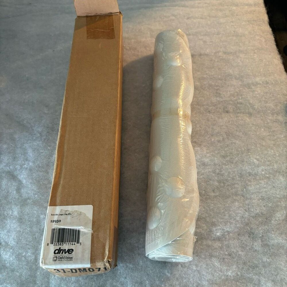 Drive Medical Large White Bathtub Mat 12950 *New*